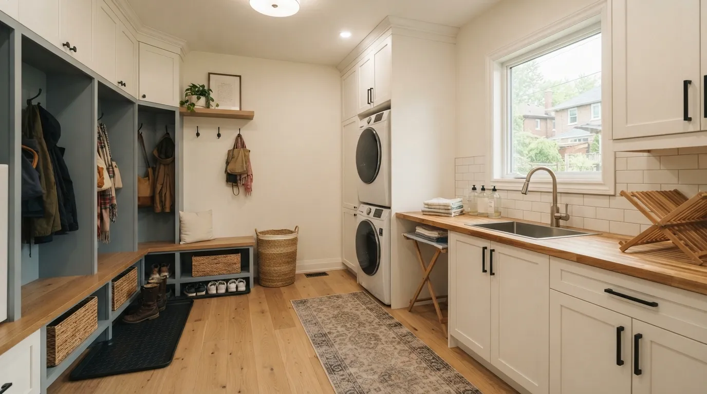 Laundry and Mudroom Rebuild — Burlington, ON